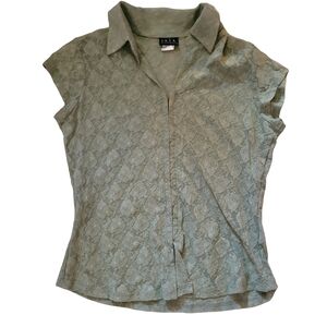 Women's Green Lace Top